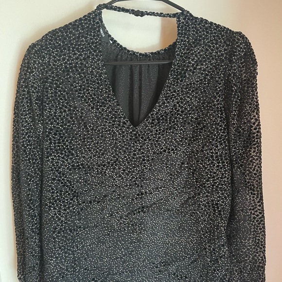 Express Puffed Sleeve Blouse Size Small - Picture 2 of 4